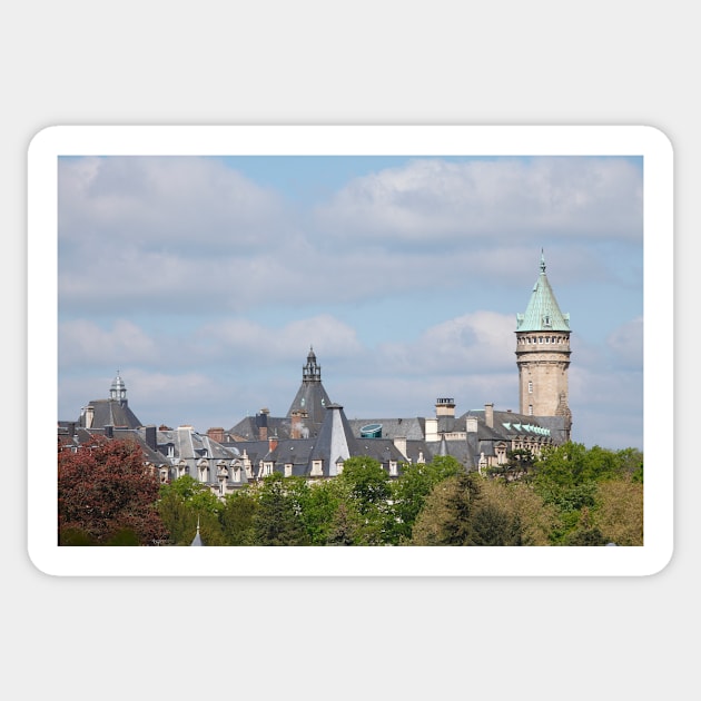 Savings Bank, Luxembourg Sticker by Kruegerfoto